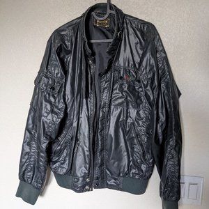 Vintage Tonkin Wearables Black Bomber Jacket